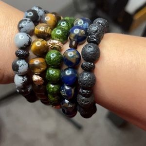 Beautiful multi colored men’s bracelets